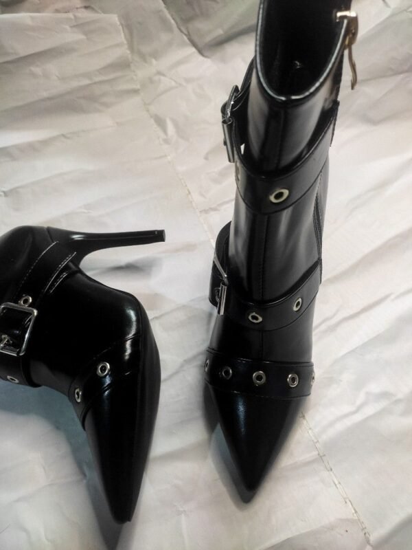 ankle_boot_stiletto_buckle_cas_1744236999_f67407b9_progressive Ankle Boot Stiletto Buckle Casual Women Zip Side