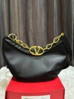 balenciaga_bag_1749988652_98503ff7_progressive BALENCIAGA BAG - Black with Yellow Metal Strips