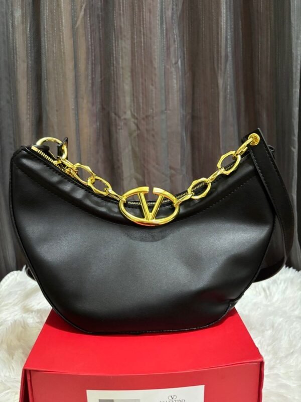 balenciaga_bag_1749988652_98503ff7_progressive BALENCIAGA BAG - Black with Yellow Metal Strips