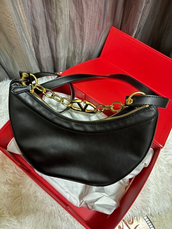 balenciaga_bag_1749988652_c6c244b2_progressive BALENCIAGA BAG - Black with Yellow Metal Strips