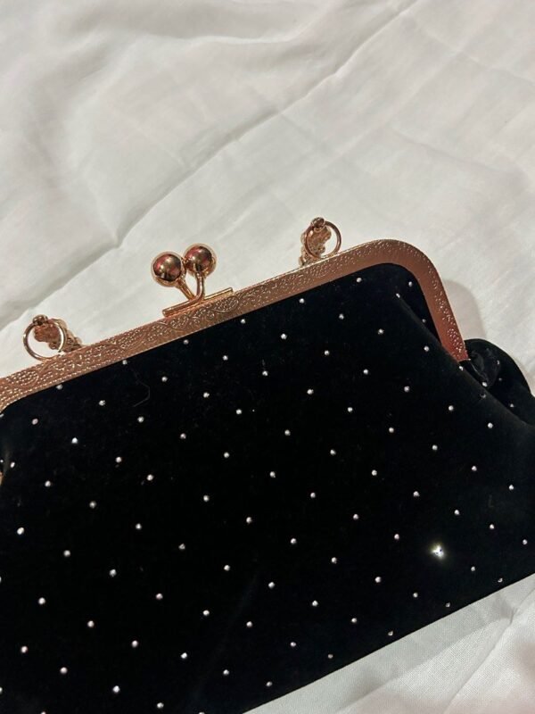 Sparkling Velvet Evening Clutch