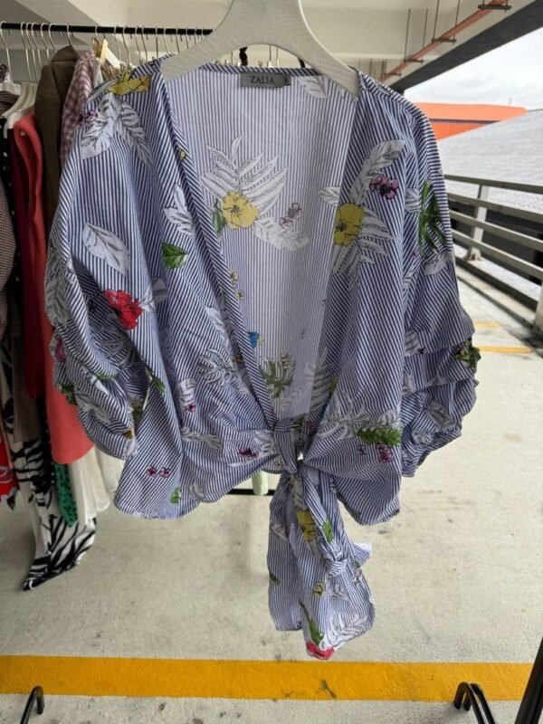 Zalia Gathered Sleeves Top